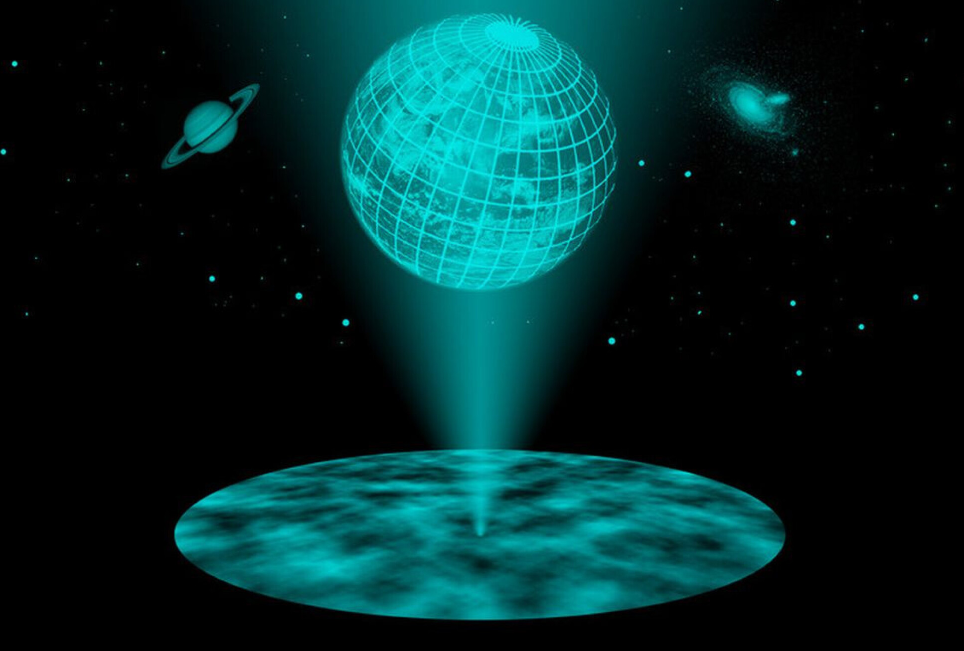 holographic principle - illustration of universe