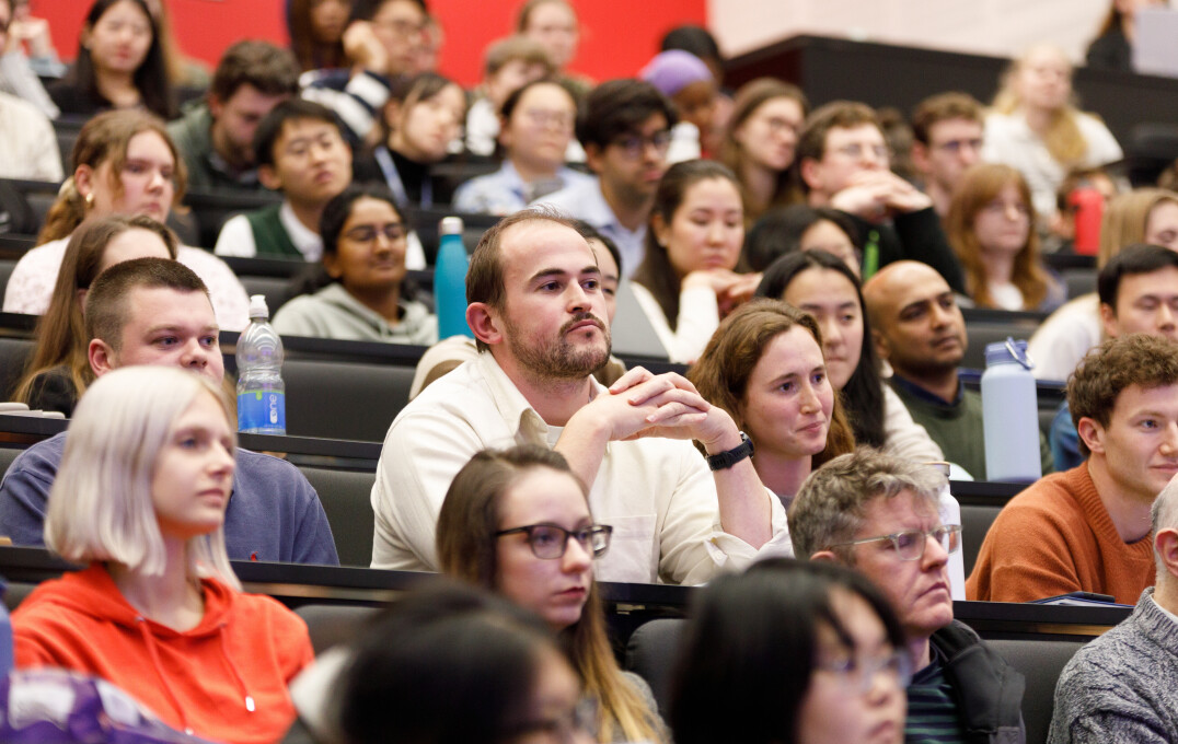 Audience at the lecture