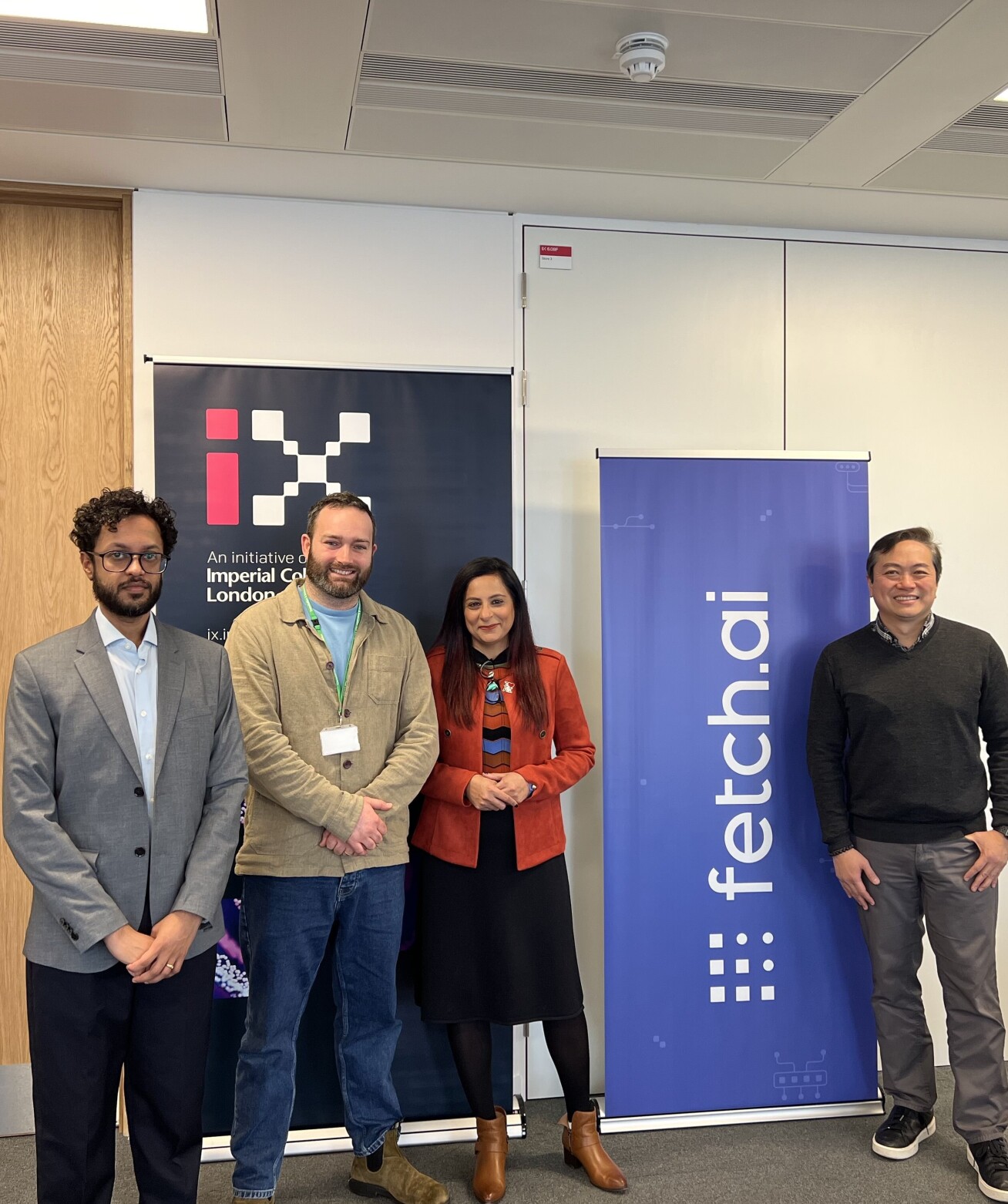 Representatives from Moderna and Fetch.ai