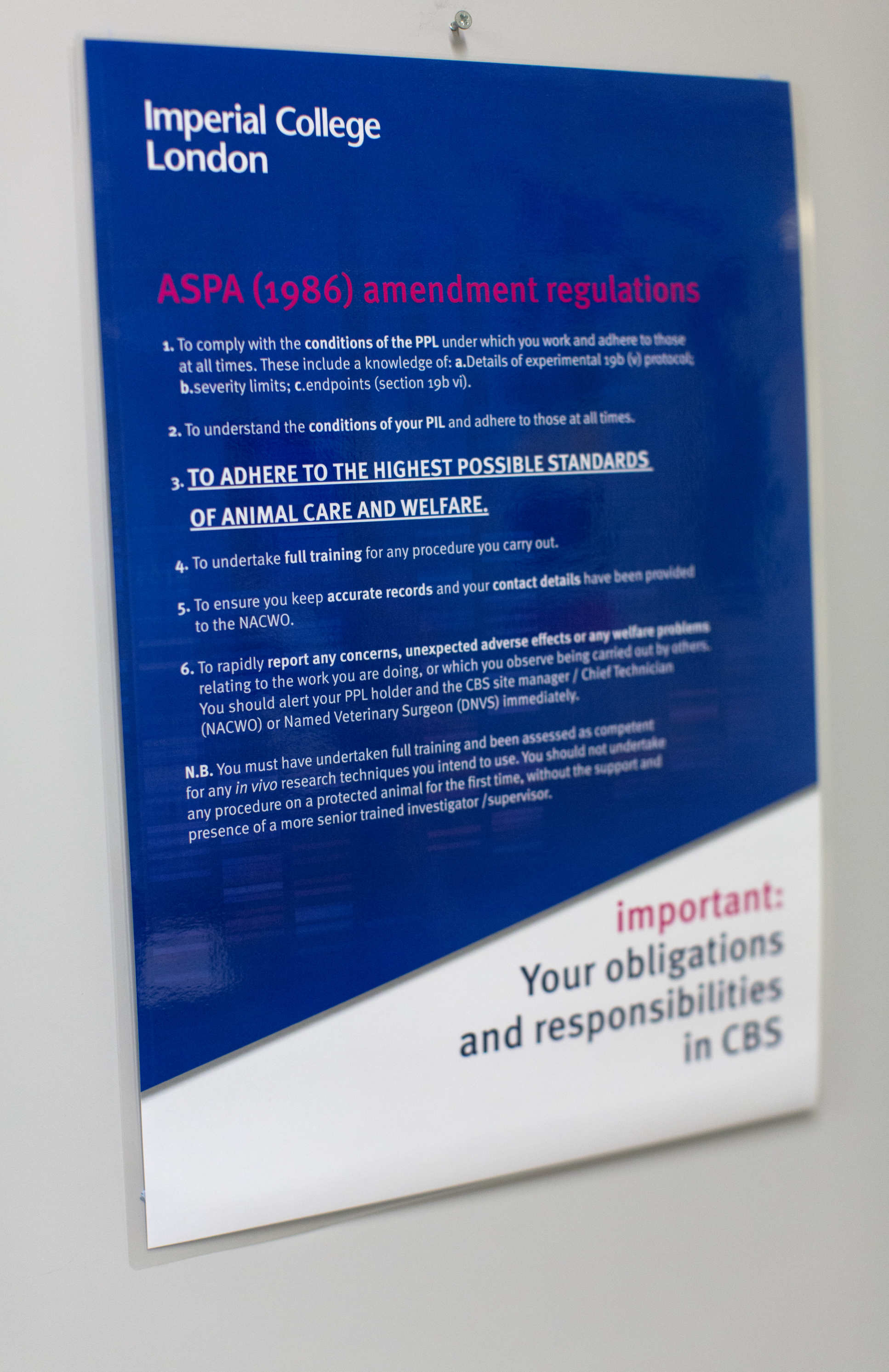 ASPA Amendment regulations
