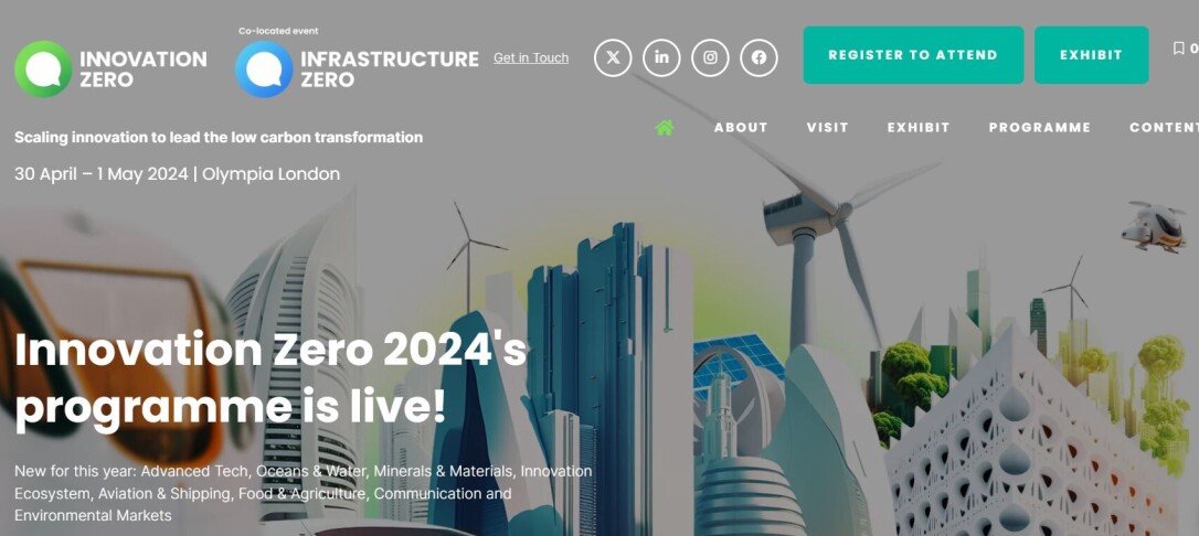 Innovation Zero 2024's programme is live! 