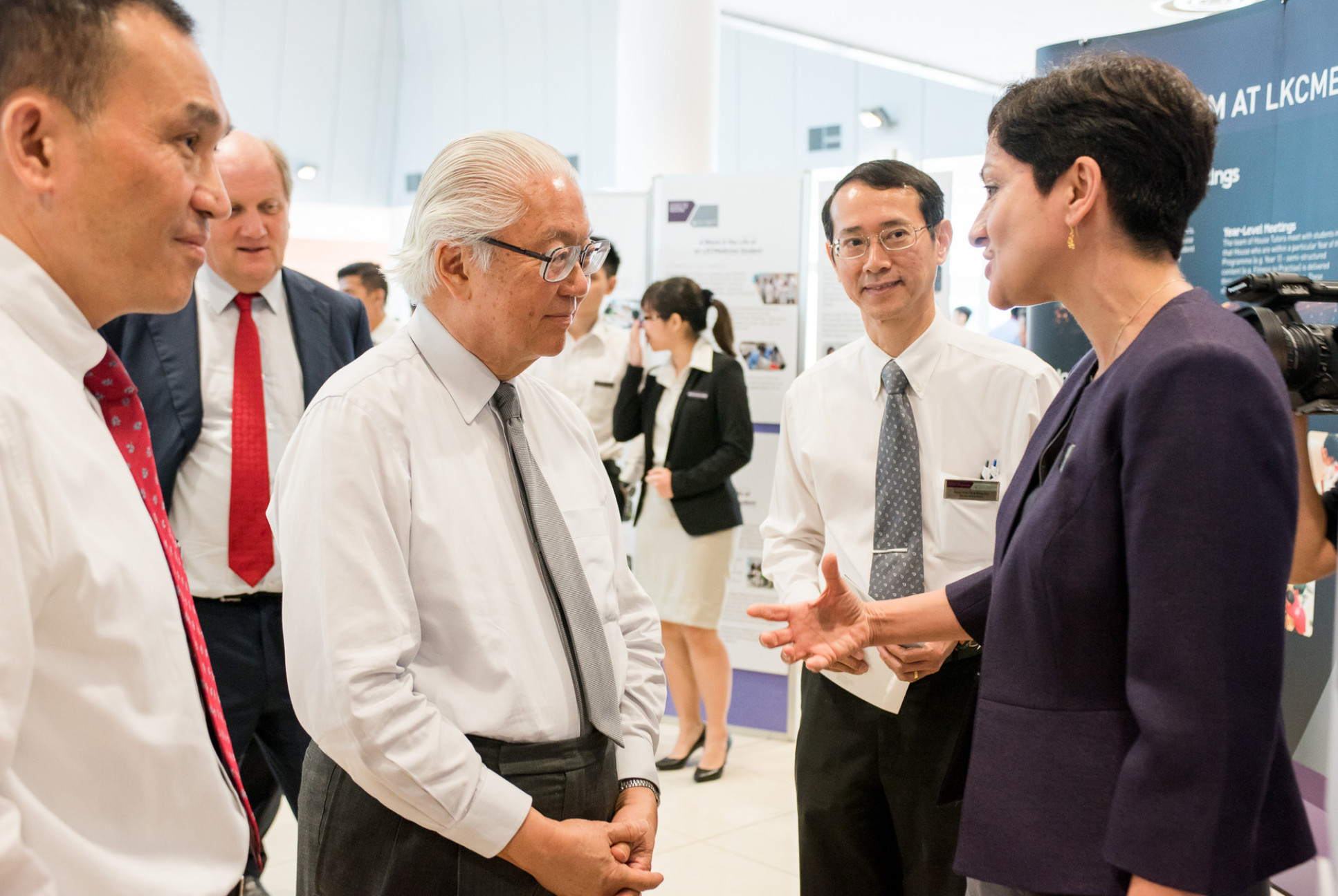 Naomi Low-Beer meets former President, Tony Tan