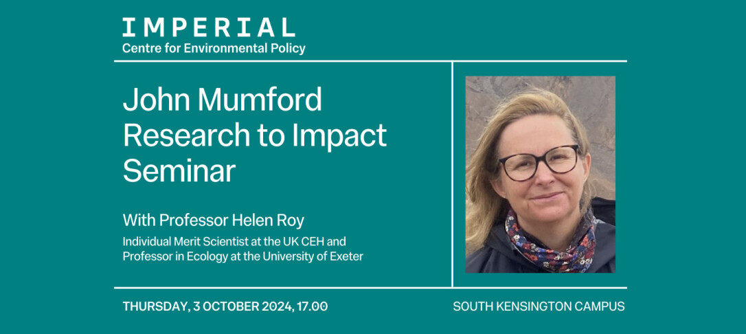 John Mumford Research to Impact Seminar