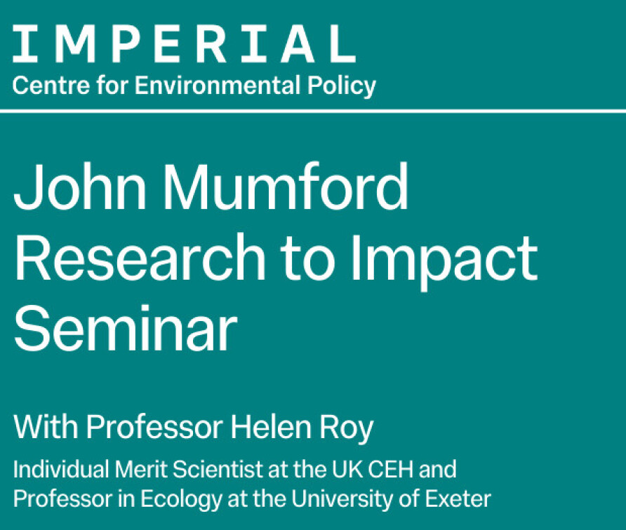 John Mumford Research to Impact Seminar