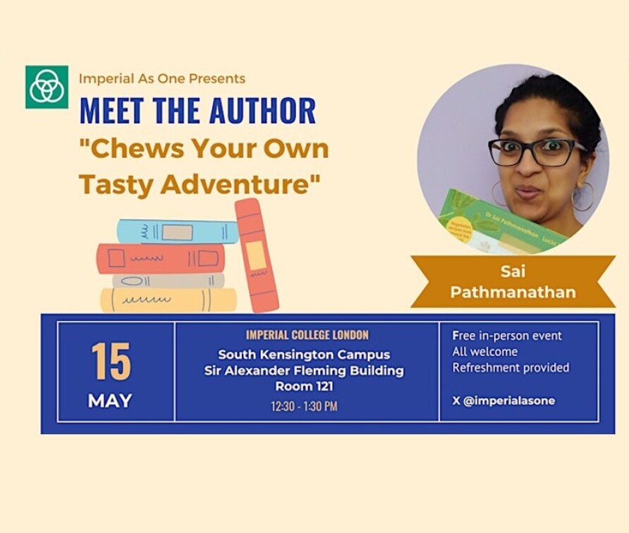 Meet the author with Sai Pathmanathan