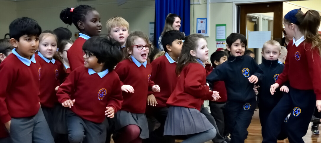 Children dancing