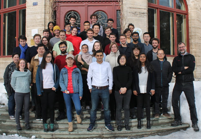 Attendees at Plastic Electronics Winter School 2018