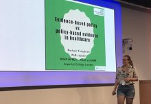 Rachael Troughton presents at Facebook Databeers event