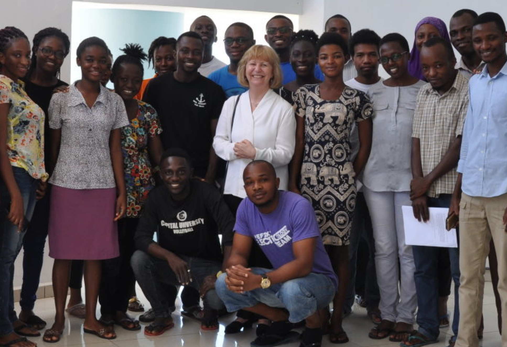 Professor Dallman visited the African Institute of Mathematical Sciences in Ghana