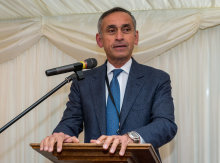 Lord Darzi speaking at the event