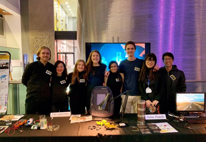 Researchers from the Durrant group presenting ‘The Solar Generation’ exhibit at last week’s Wonder Women Imperial Lates