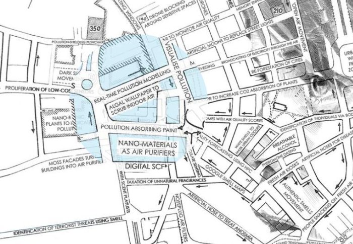 Detail from the urban air map