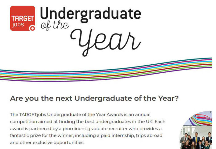Are you the next Undergraduate of the year?