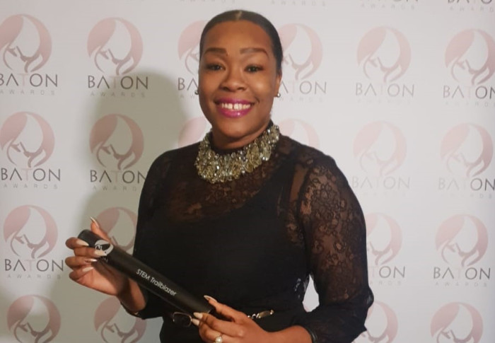 Justine Lesforis pictured at the Baton Awards ceremony last year