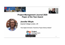 Professor Jennifer Whyte wins prestigious Project Management Journal award