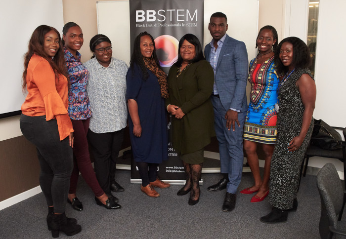 BB STEM event - group of people standing together