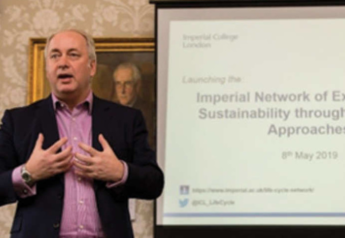 Imperial’s Vice Provost (Research and Enterprise), Professor Nick Jennings, opening the launch event