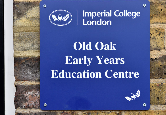 Sign for Old Oaks Early Center