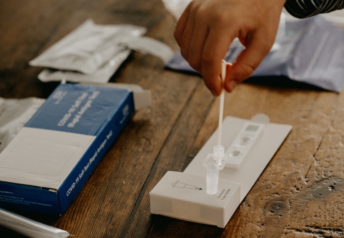 A coronavirus testing kit