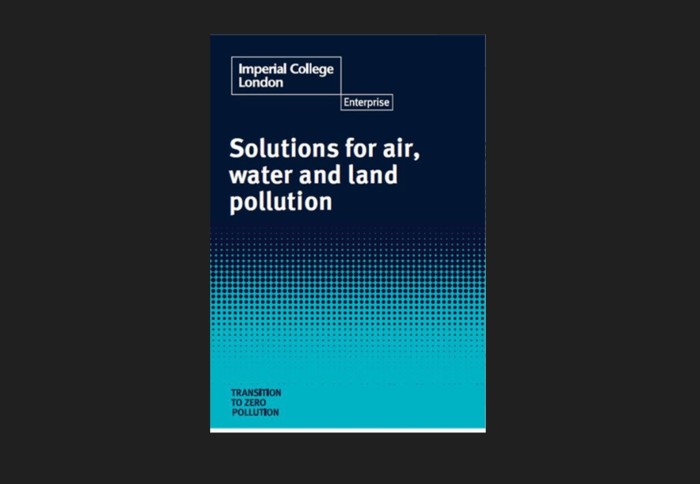 Solutions for air, water and land pollution book cover