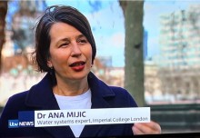 CSEI Director Dr Ana Mijic interviewed by ITV News at Ten