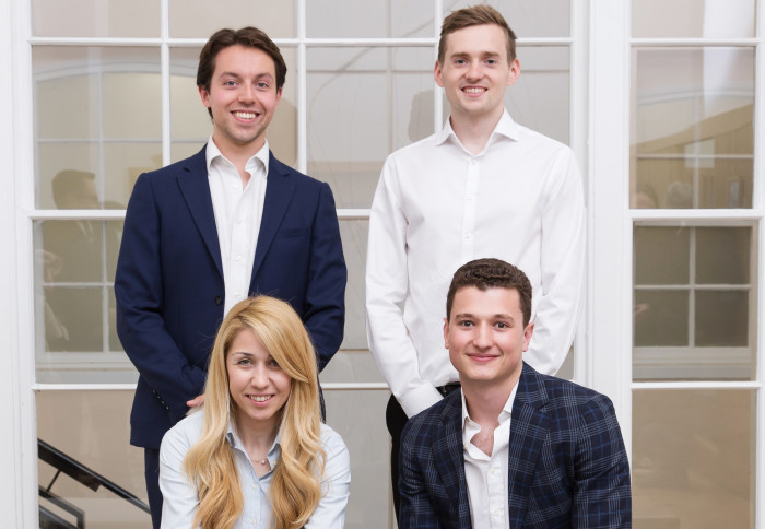 Imperial's four Enterprise Fellows for the Royal Academy of Engineering.