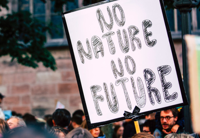 Young people protest against inaction on climate change