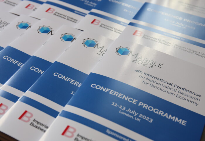 Conference brochures for the MARBLE Conference 2023