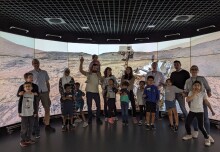 Families visit the Data Observatory for Engineering Bring Your Child To Work Day