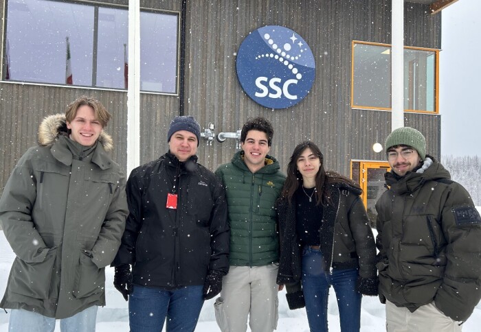 Project Svarog Team at the Esrange Space Center, Sweden