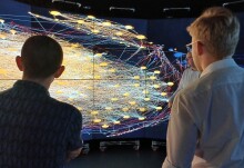 Data Analysts from the Cabinet Office visit the Data Observatory
