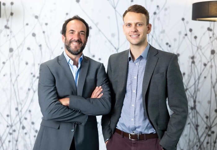 Puraffinity's new CEO Vincent Caillaud with co-founder Henrik Hagemann