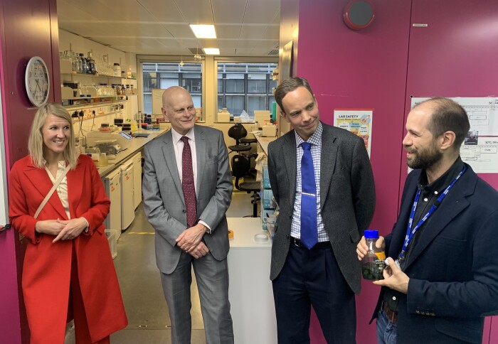 Finnish Science Minister visits Imperial to welcome growing UK-Finland research