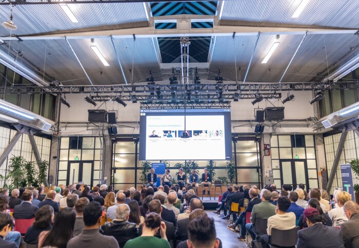 Wide shot of the audience at the official launch of Imperial Global USA.