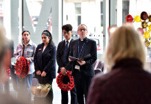 Imperial commemorates Remembrance Day with restored RCS memorials