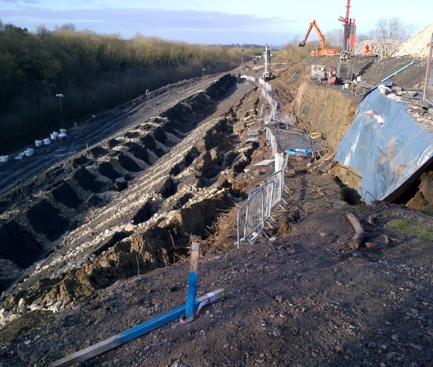 Construction of a railway 