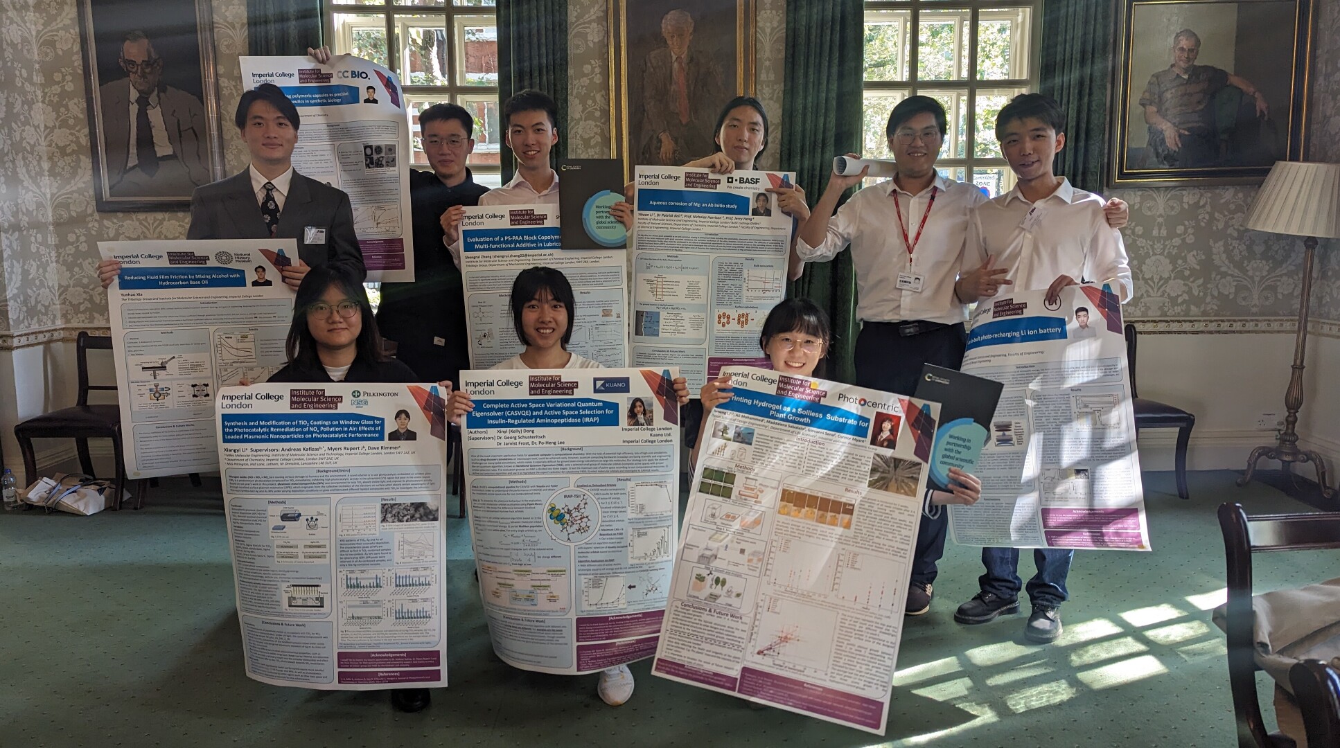 IMSE MRes Students with Posters