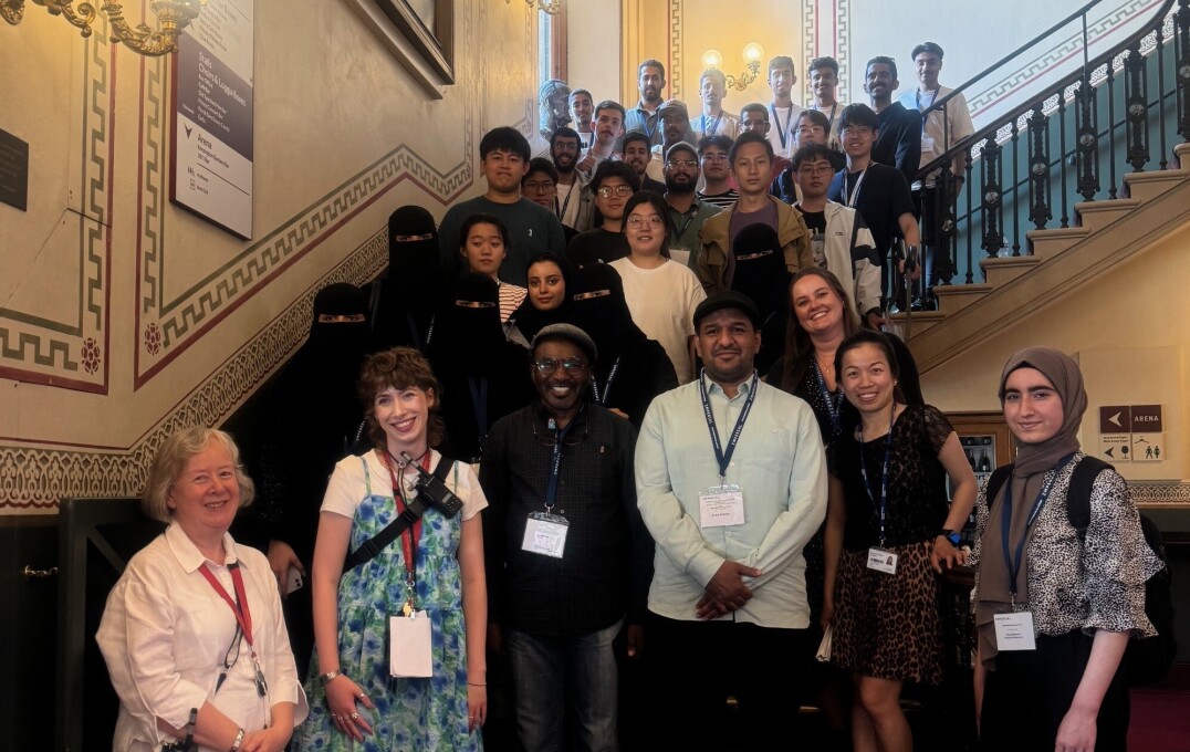 The students went on a tour of the Royal Albert Hall as part of a social activity. 