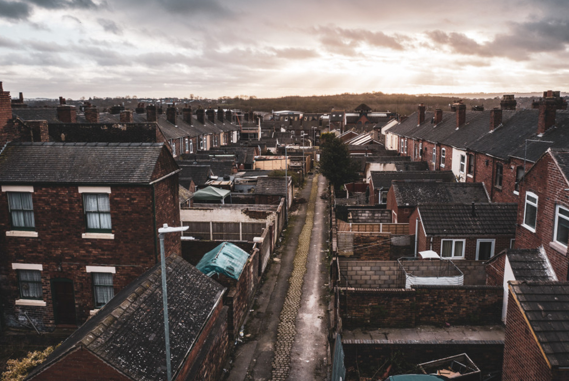 Terraced housing in the UK