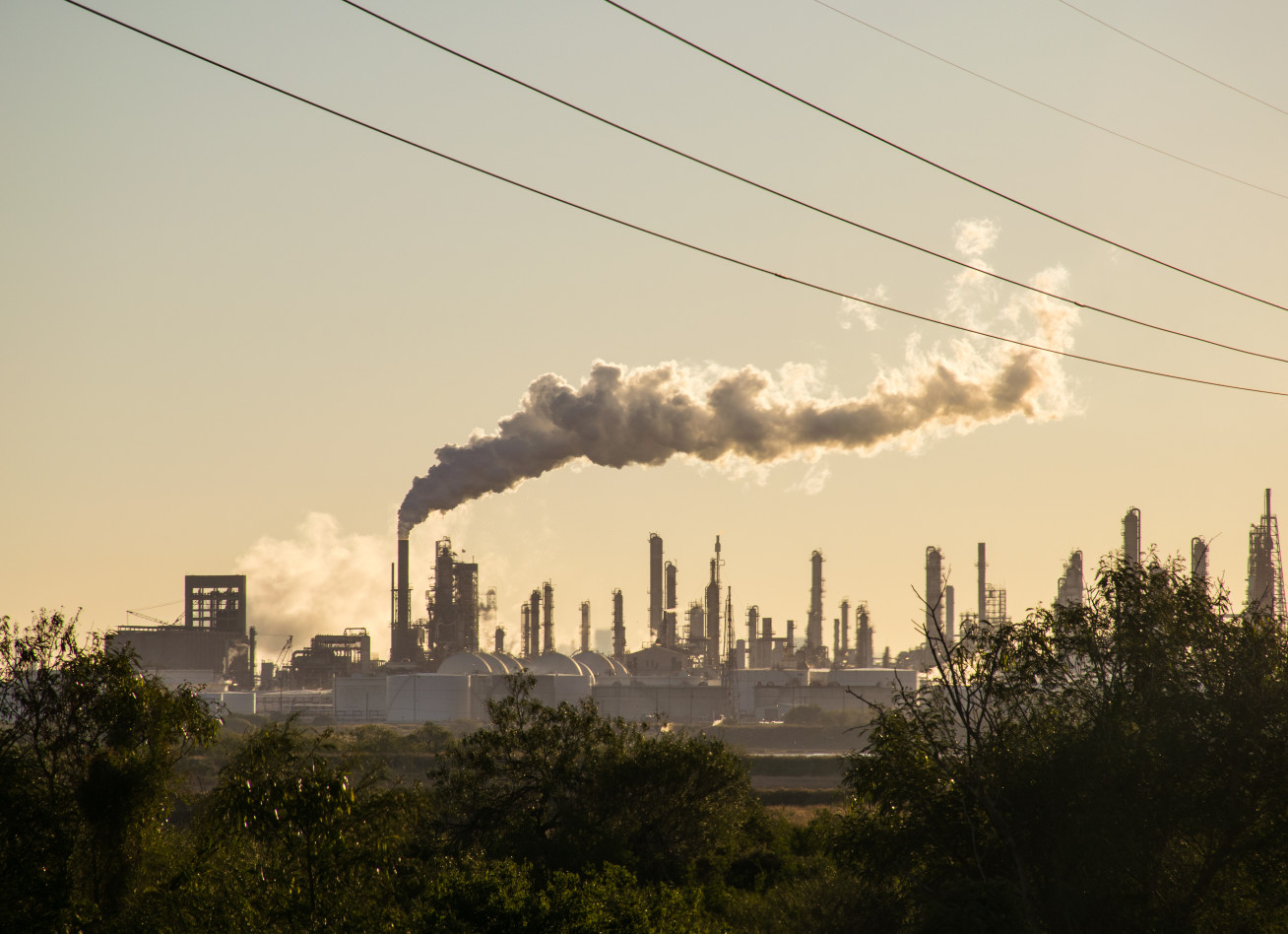Polluting oil refineries in Texas