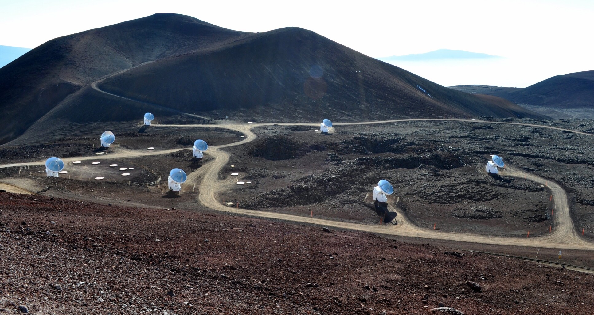 Submillimeter Array (SMA) on Maunakea in Hawaii