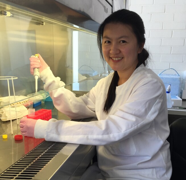 Dr Sherrianne Ng in the wet lab
