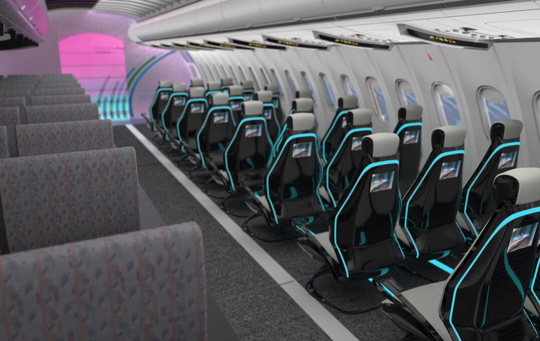 Concept plane interior design