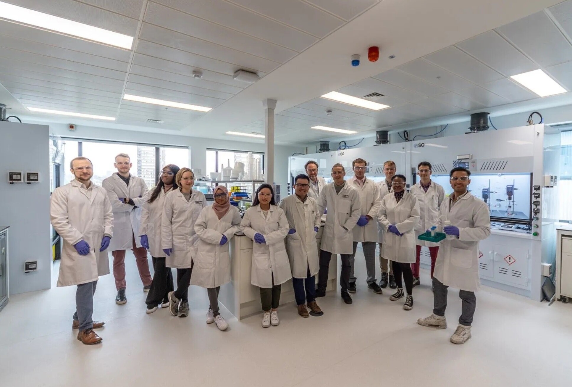 Puraffinity staff in their laboratory