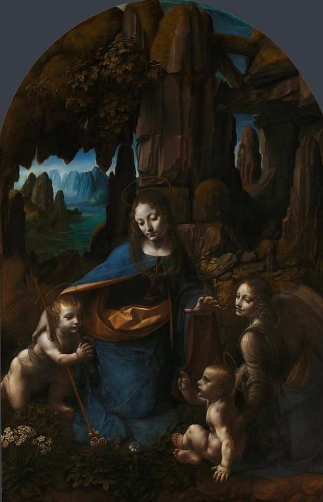 The Virgin of the Rocks in full
