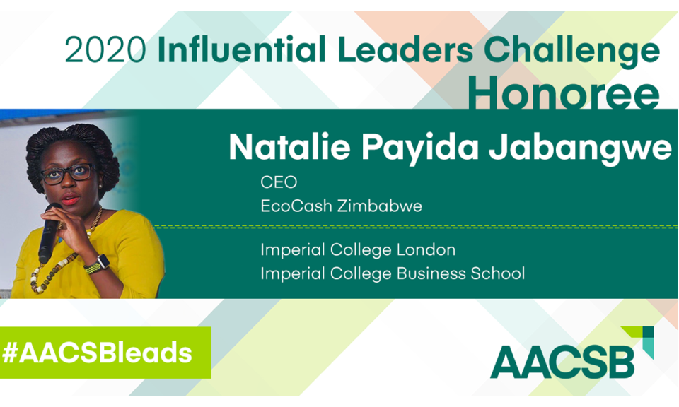 Natalie Jabangwe Influential Leader AACSB