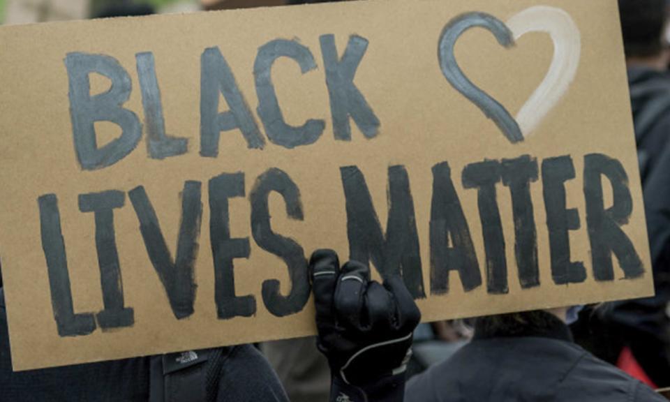 Black Lives Matter protest sign 