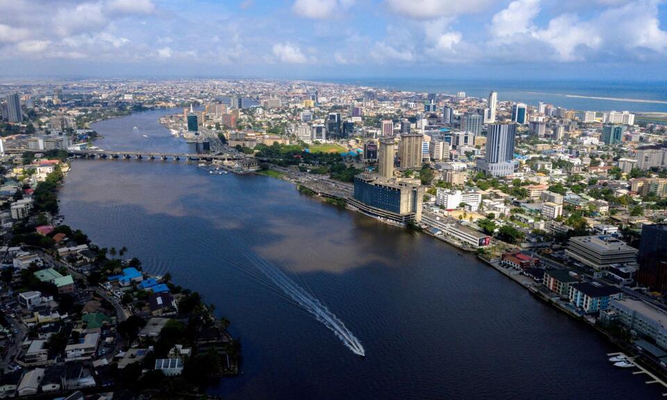 Lagos in the evening