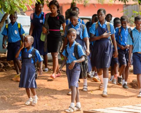 Ghanaian schoolchildren