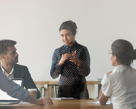 Diverse board meeting